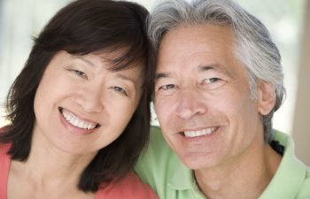 Older Couple With Dental Implants