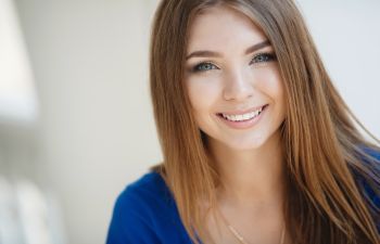 Beautiful cheerful young woman with a perfect smile., Indian Land, SC